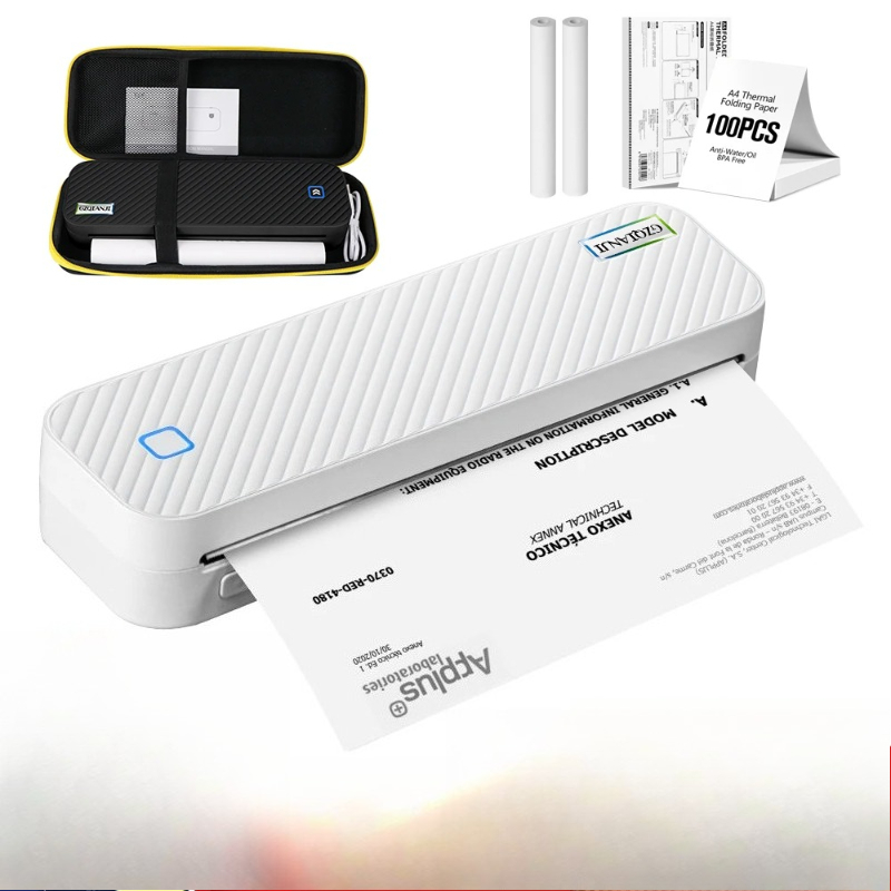 Home Office Travel Document - Draagbare A4 thermische printer Bluetooth-foto's PDF-documentenafdrukmachine