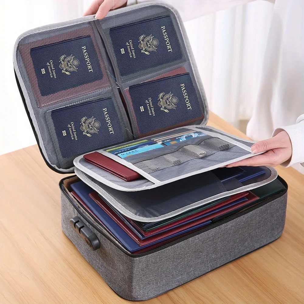 Home Office Travel Document - Bestandsorganizer Tassen Document Thuiskantoor Reizen Veilige