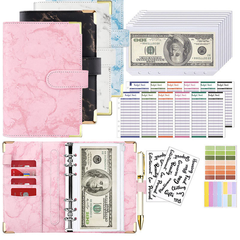Home Office Budget - Nieuwe Budgetplan Notebook A6 Cash Envelop