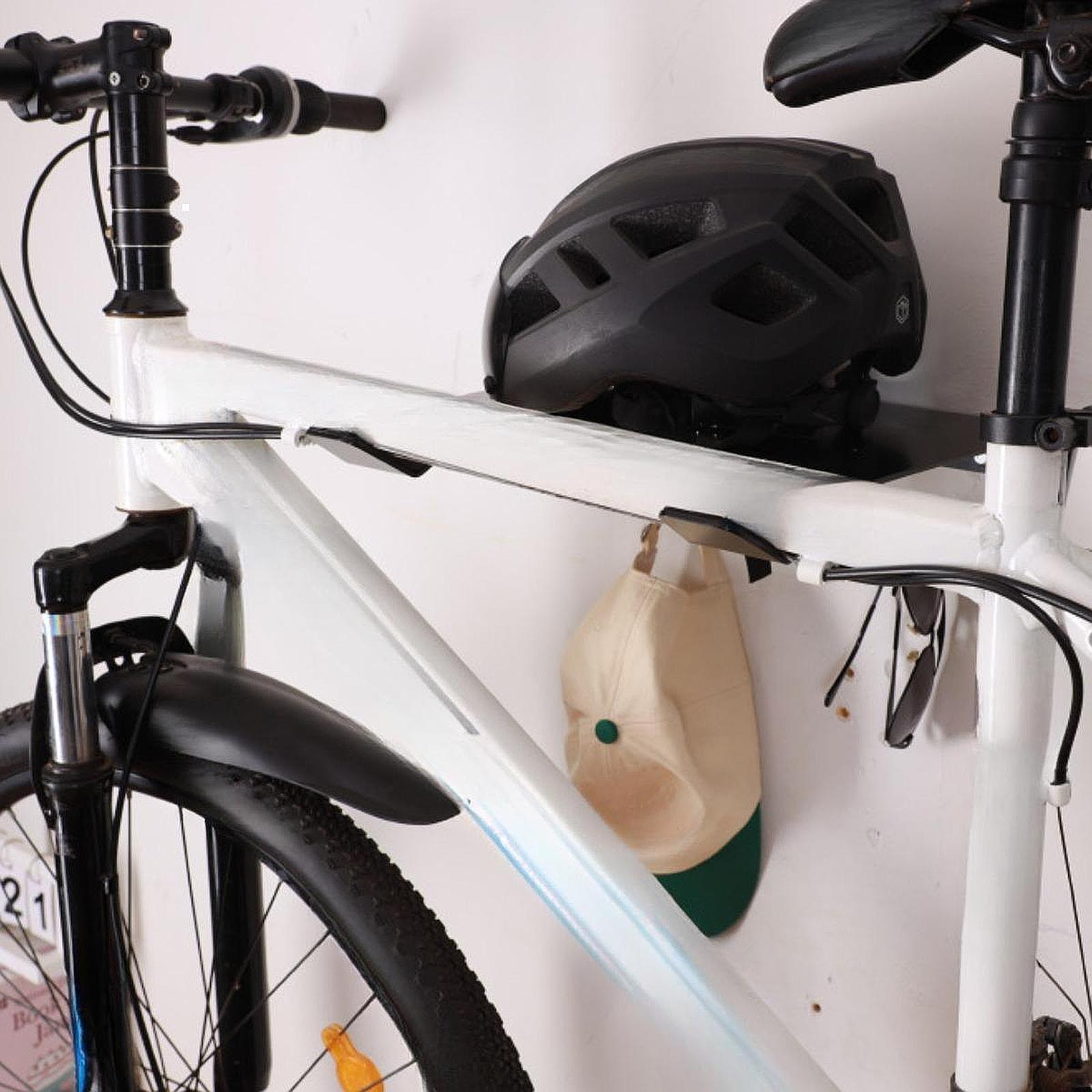 Home Office Shed - Fietswandbevestiging Fietsdisplayrek Fietsaccessoires Organizer Ruimtebesparende opbergruimte