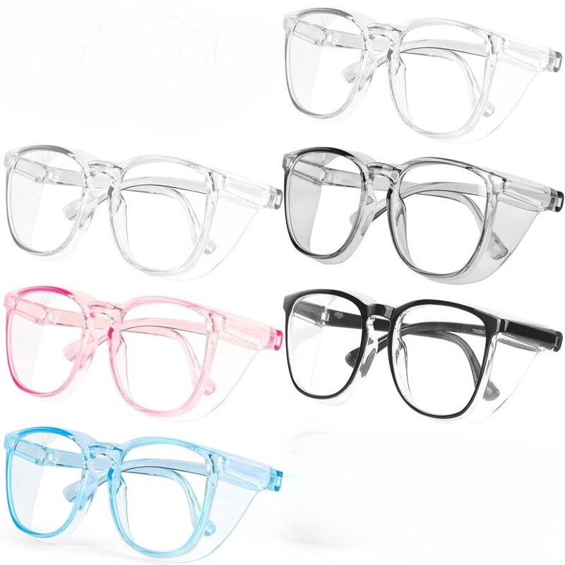 Blue Light Glasses - 1/6 stuks veiligheidsbrillen voor dames, anti-condens,