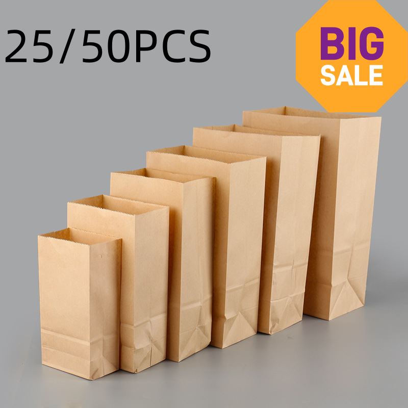 25/50 stuks bruine kraftpapier - Home Office Number recensie en prijs