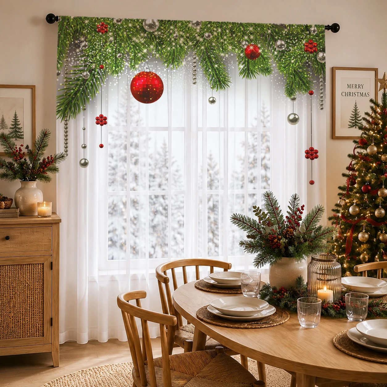 Kerstgradiënt transparant gord - Home Office With Plants recensie en prijs