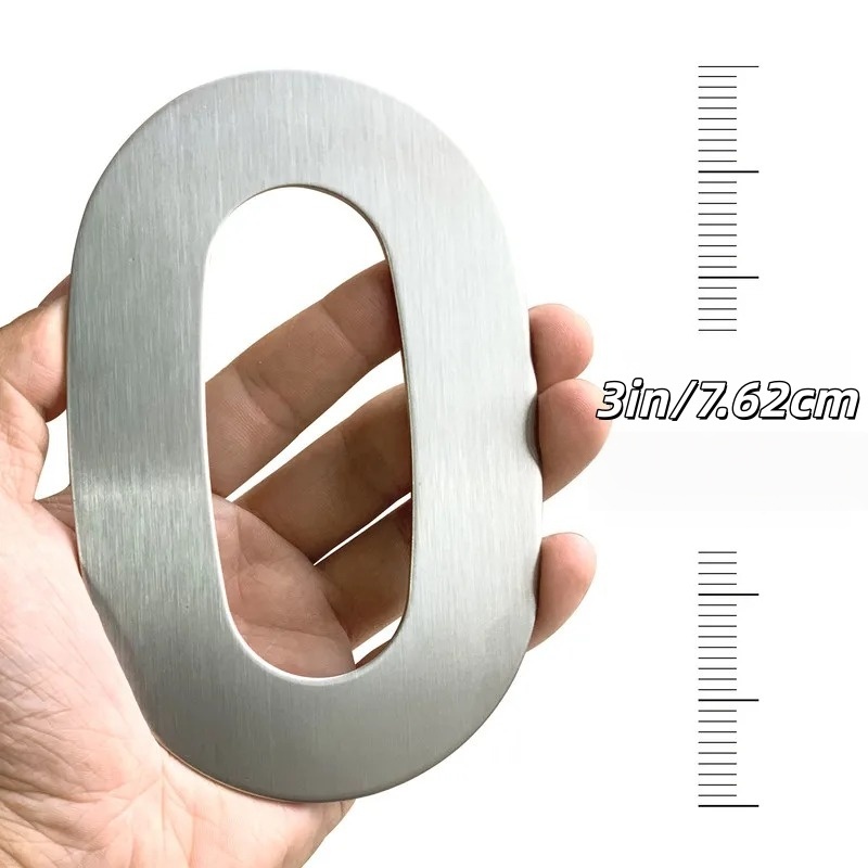 1PC 3 inch roestvrijstalen hui - Home Office Number recensie en prijs