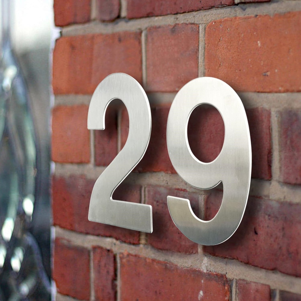 1PC 3 inch roestvrijstalen hui - Home Office Number recensie en prijs