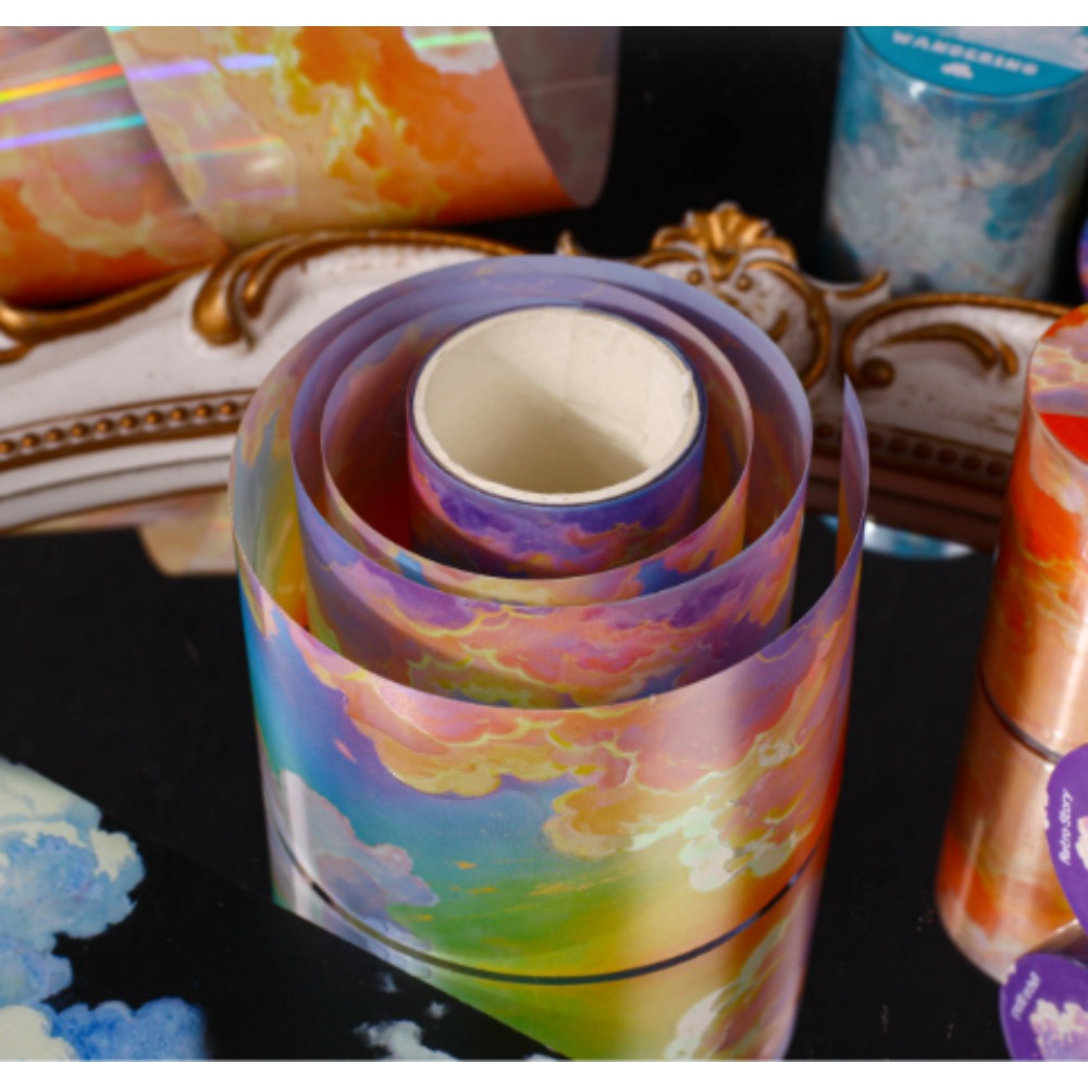 50mm X 2m PET Sky Clouds Tape  - Home Office 2M X 2M recensie en prijs