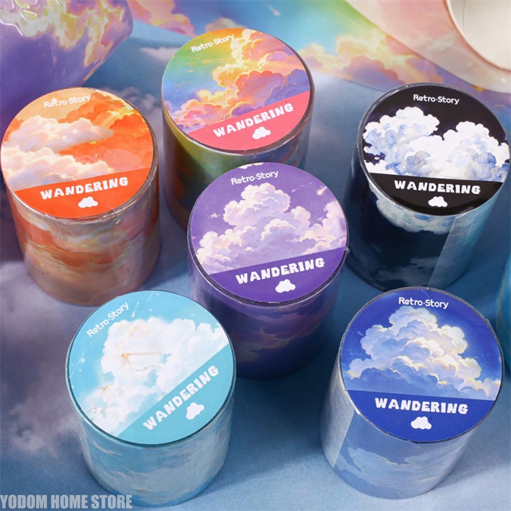 50mm X 2m PET Sky Clouds Tape  - Home Office 2M X 2M recensie en prijs