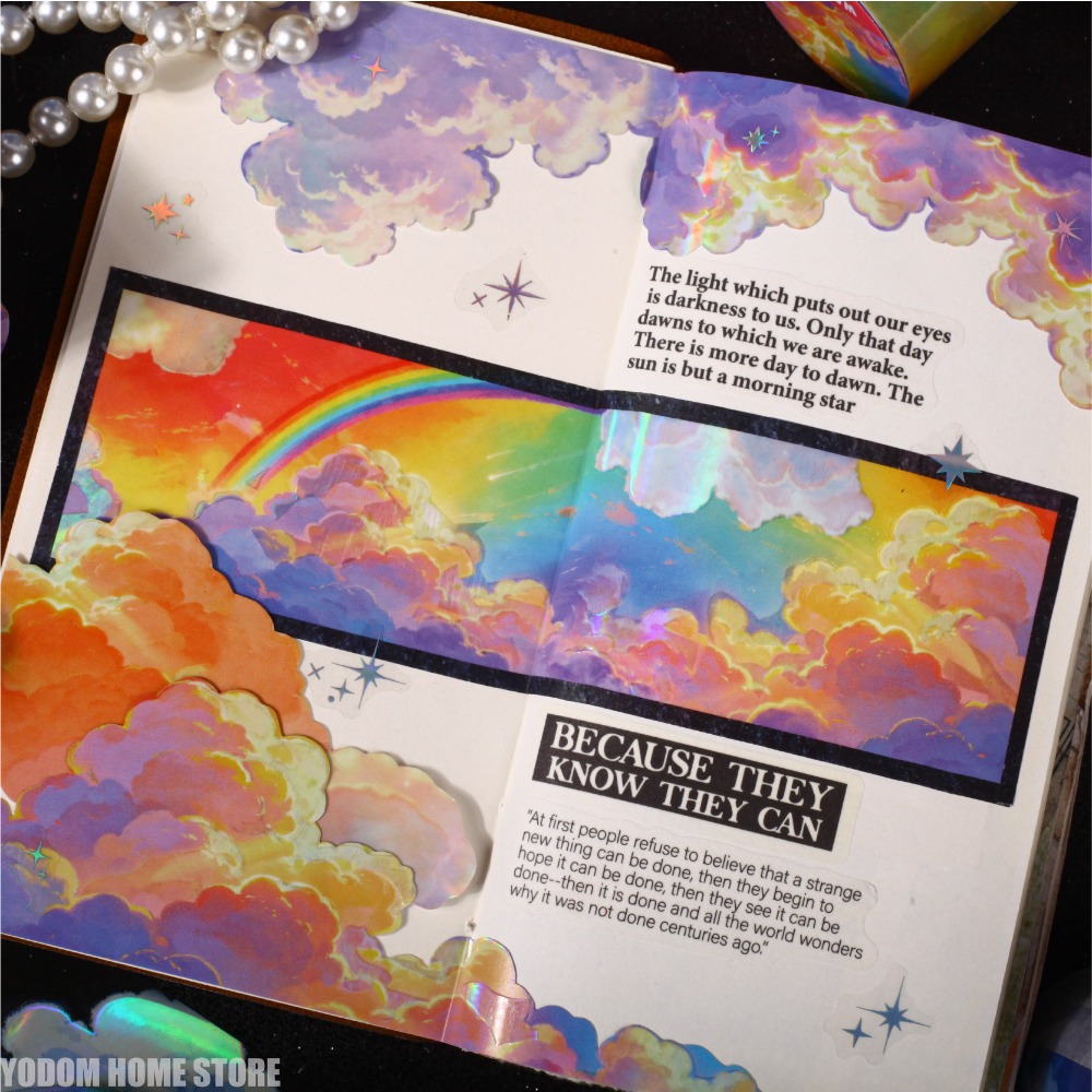 50mm X 2m PET Sky Clouds Tape  - Home Office 2M X 2M recensie en prijs
