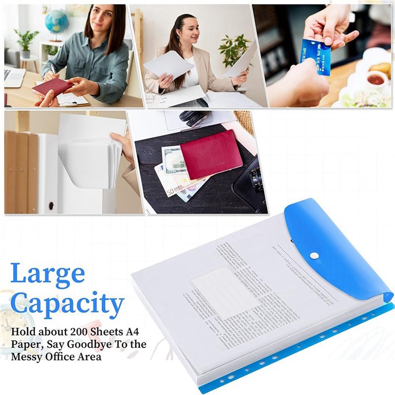 ABRI-A4 plastic portemonnees,  - Home Office Travel Document recensie en prijs