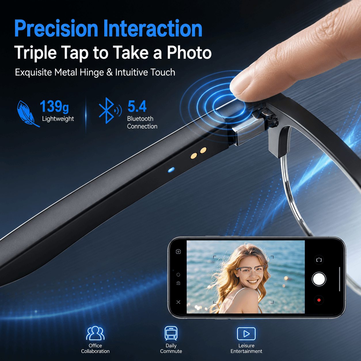 AIMB V2 Smart Bluetooth-bril B - Blue Light Glasses recensie en prijs