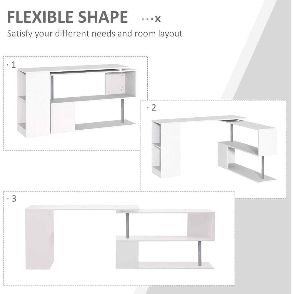 55 inch draaibaar hoekcomputer - Home Office Shed recensie en prijs