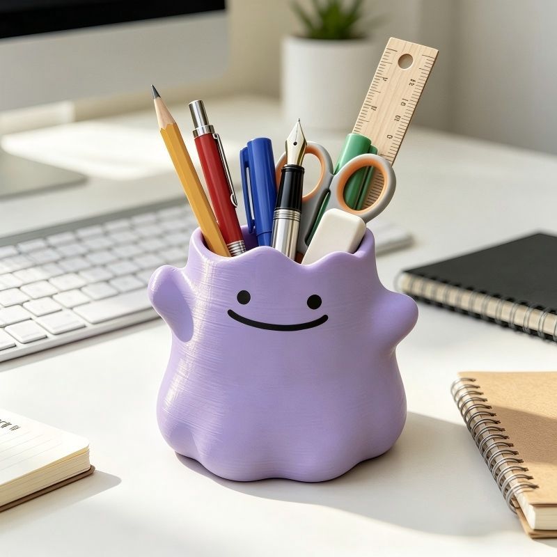 Cartoonfiguur Penhouder Creati - Home Office Design recensie en prijs