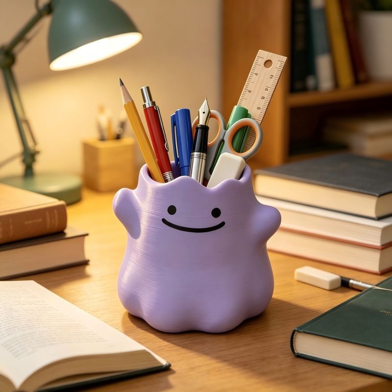 Cartoonfiguur Penhouder Creati - Home Office Design recensie en prijs