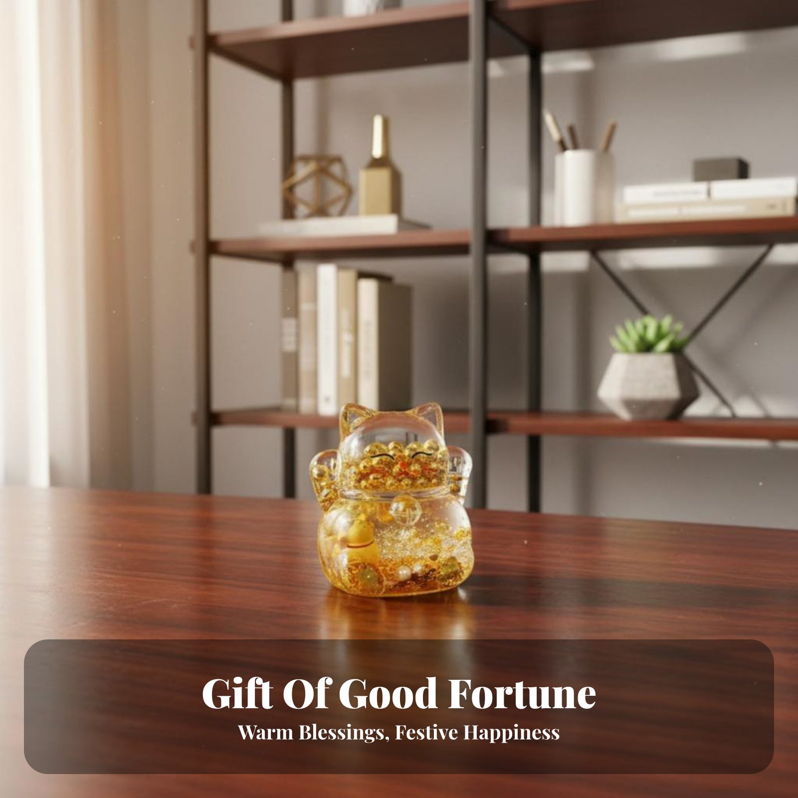 Fortune Cat-decoratie, knipper - Home Office Design recensie en prijs