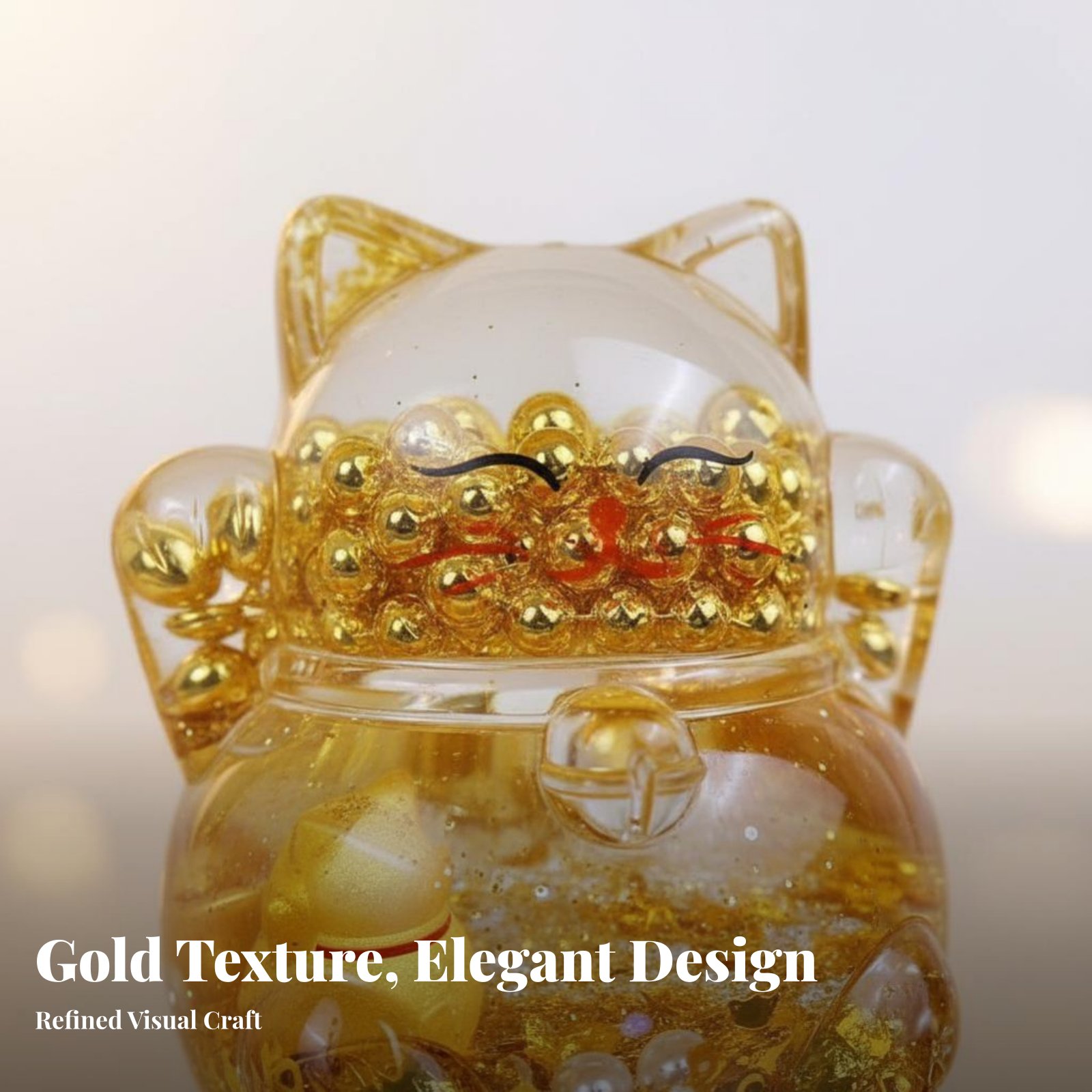Fortune Cat-decoratie, knipper - Home Office Design recensie en prijs