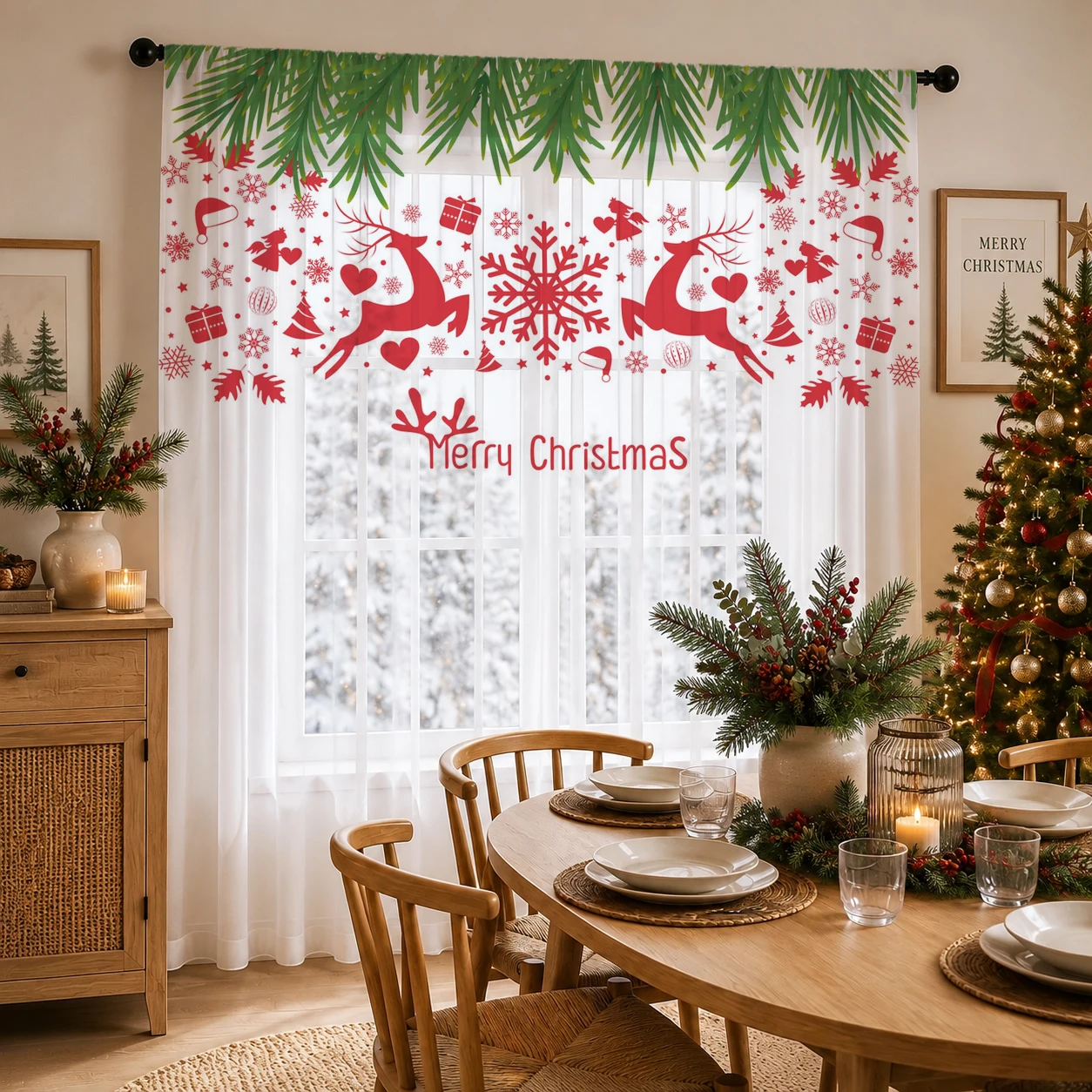 Kerstgradiënt transparant gord - Home Office With Plants recensie en prijs