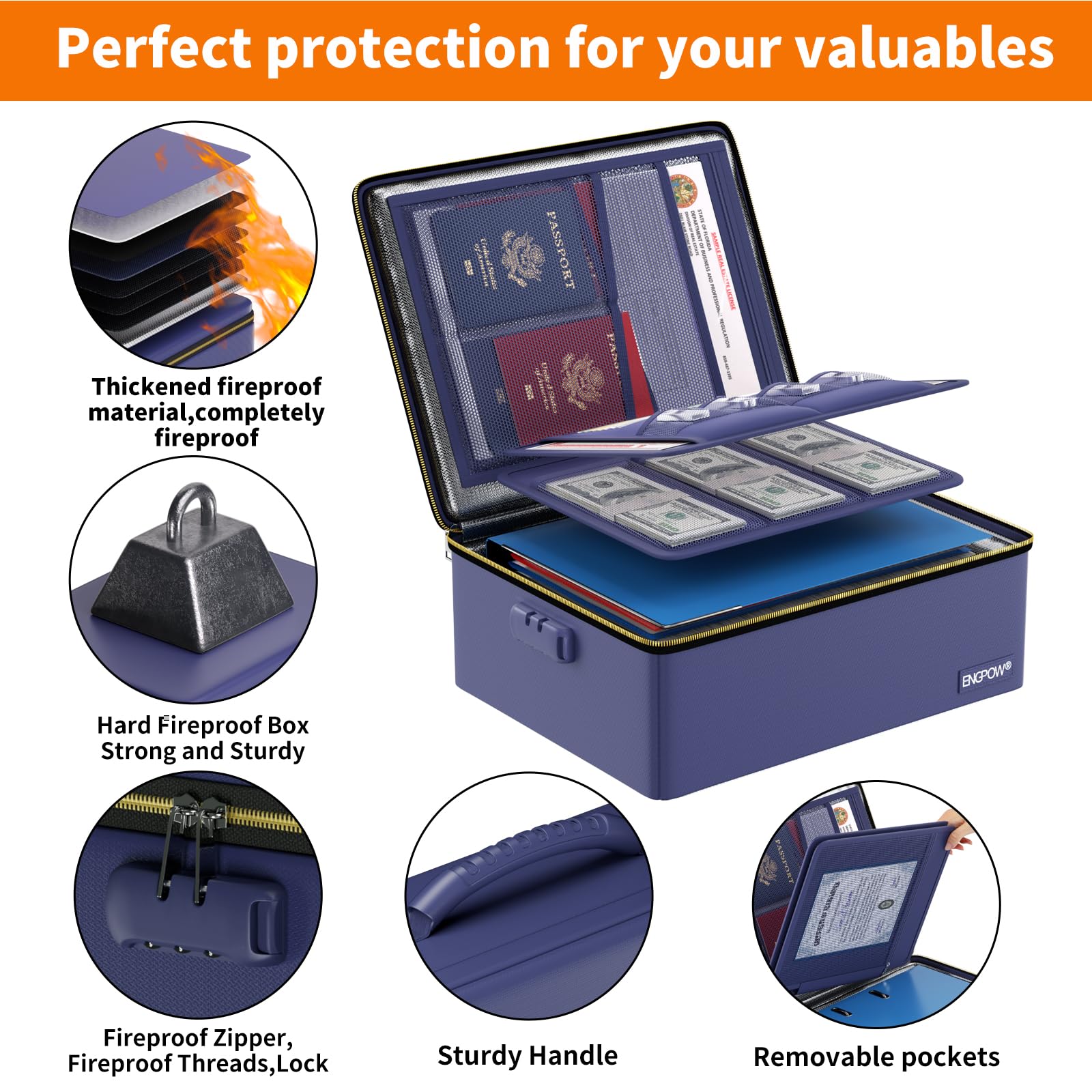 Brandwerende documentenmap voo - Home Office Travel Document recensie en prijs