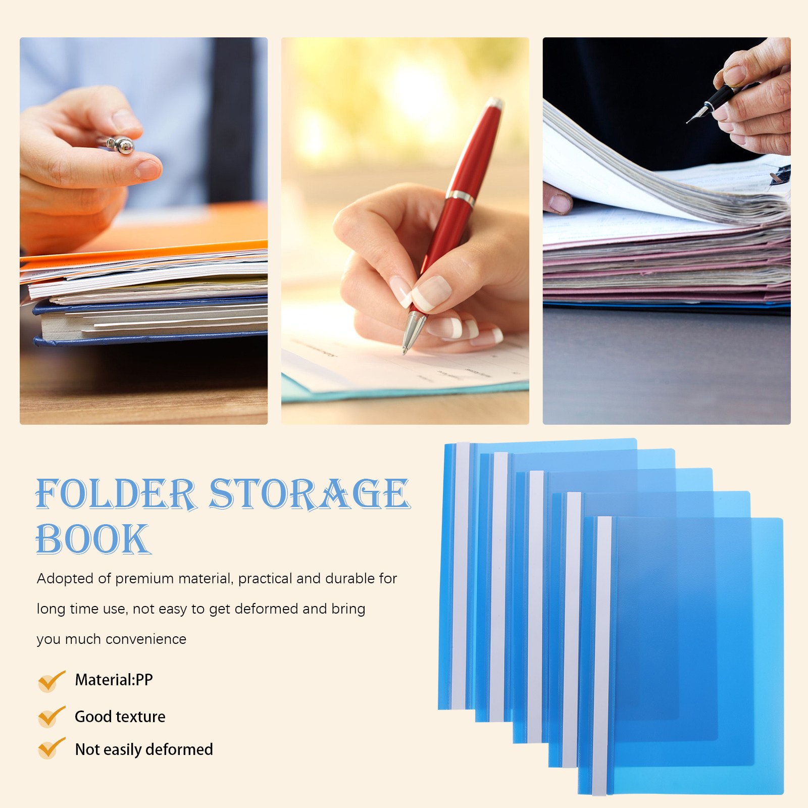 15 stuks A4 documentenmap PP p - Home Office Travel Document recensie en prijs