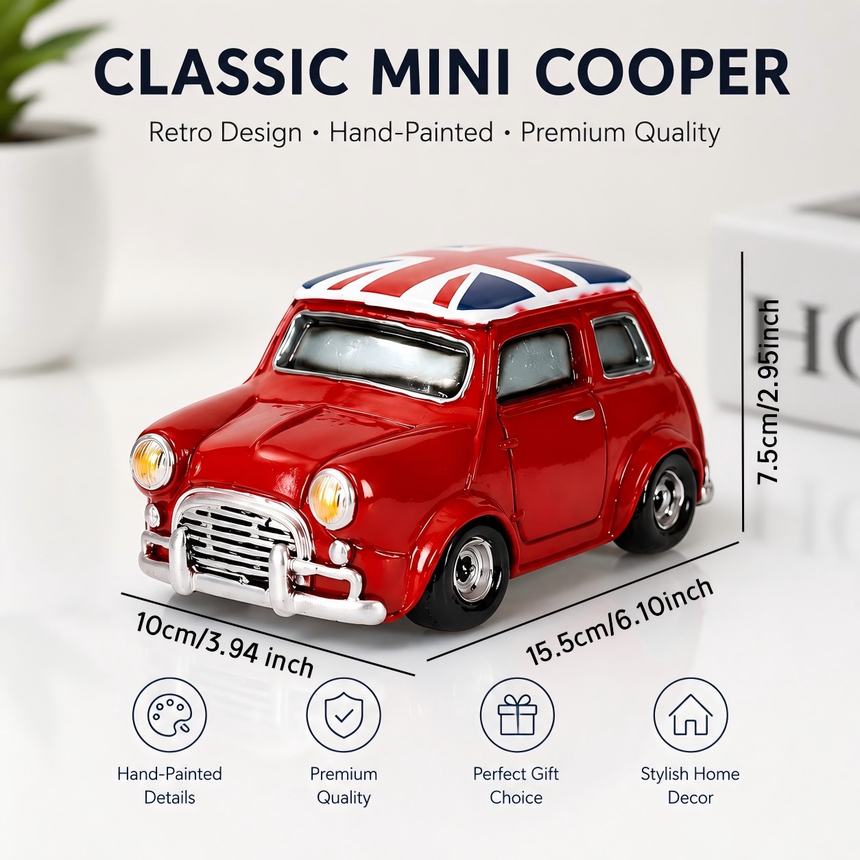Vintage Britse auto beeldje ha - Home Office British recensie en prijs