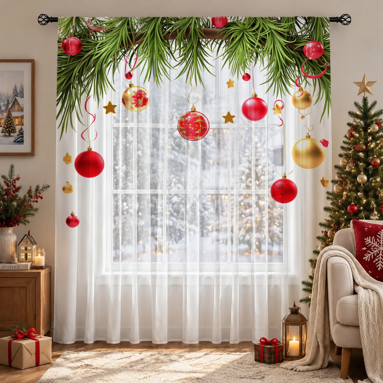 Kerstgradiënt transparant gord - Home Office With Plants recensie en prijs