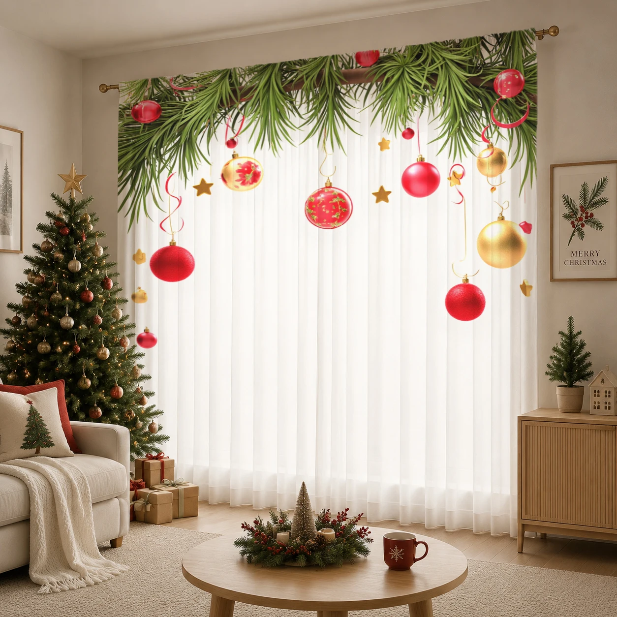 Kerstgradiënt transparant gord - Home Office With Plants recensie en prijs
