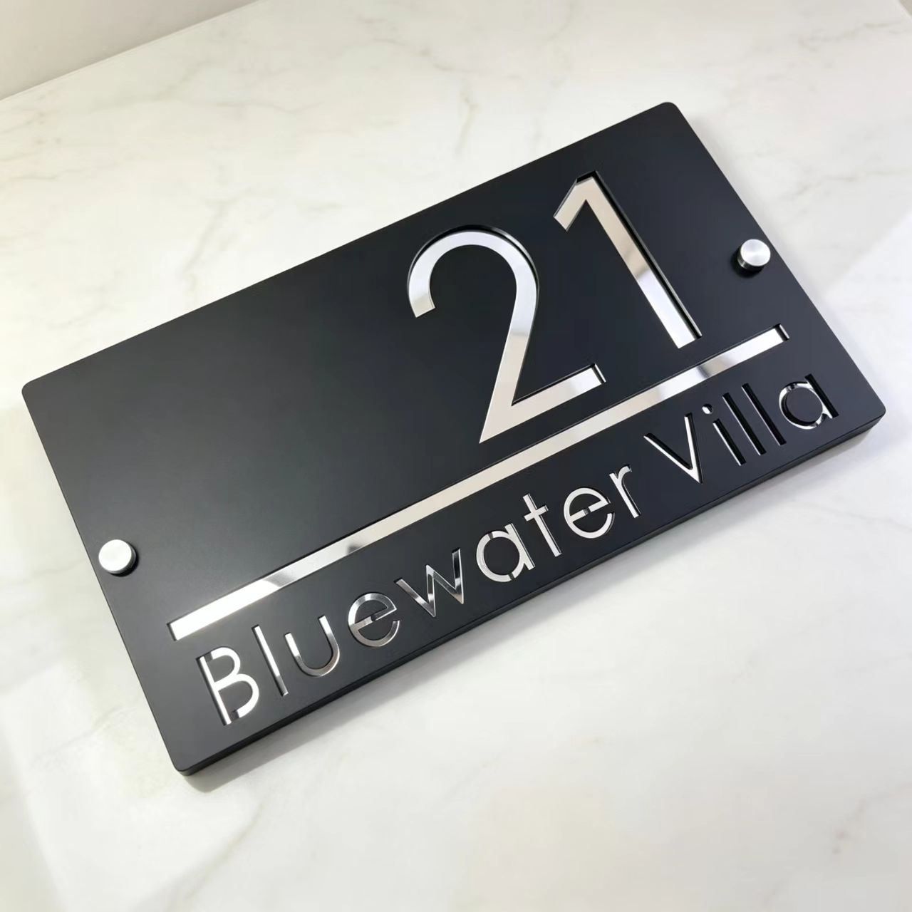 Op maat gemaakte acryl laserge - Home Office Number recensie en prijs