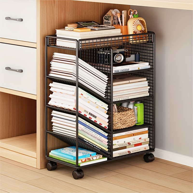 Rollende boekenwagen - Metalen - Home Office Shed recensie en prijs