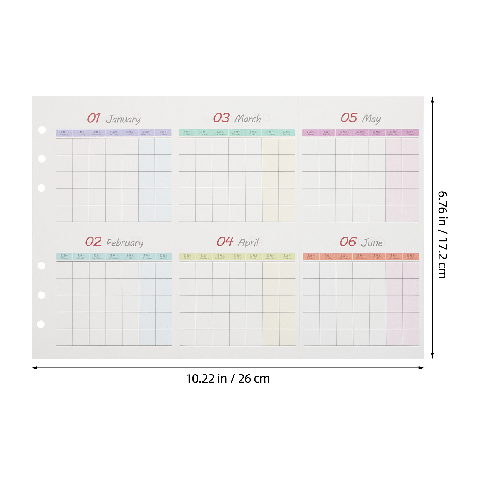 20 vellen A6 planner-navulblad - Home Office Budget recensie en prijs