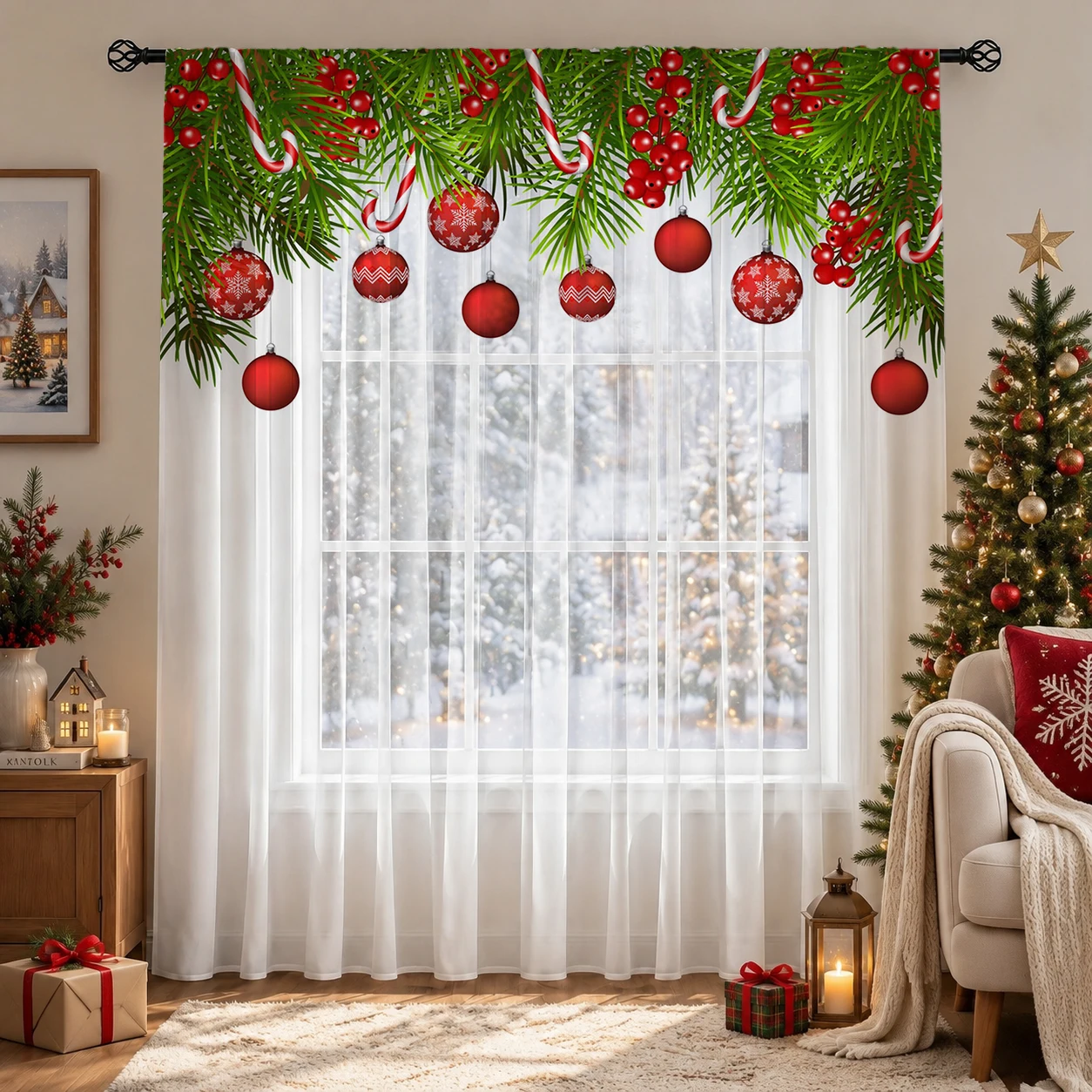Kerstgradiënt transparant gord - Home Office With Plants recensie en prijs