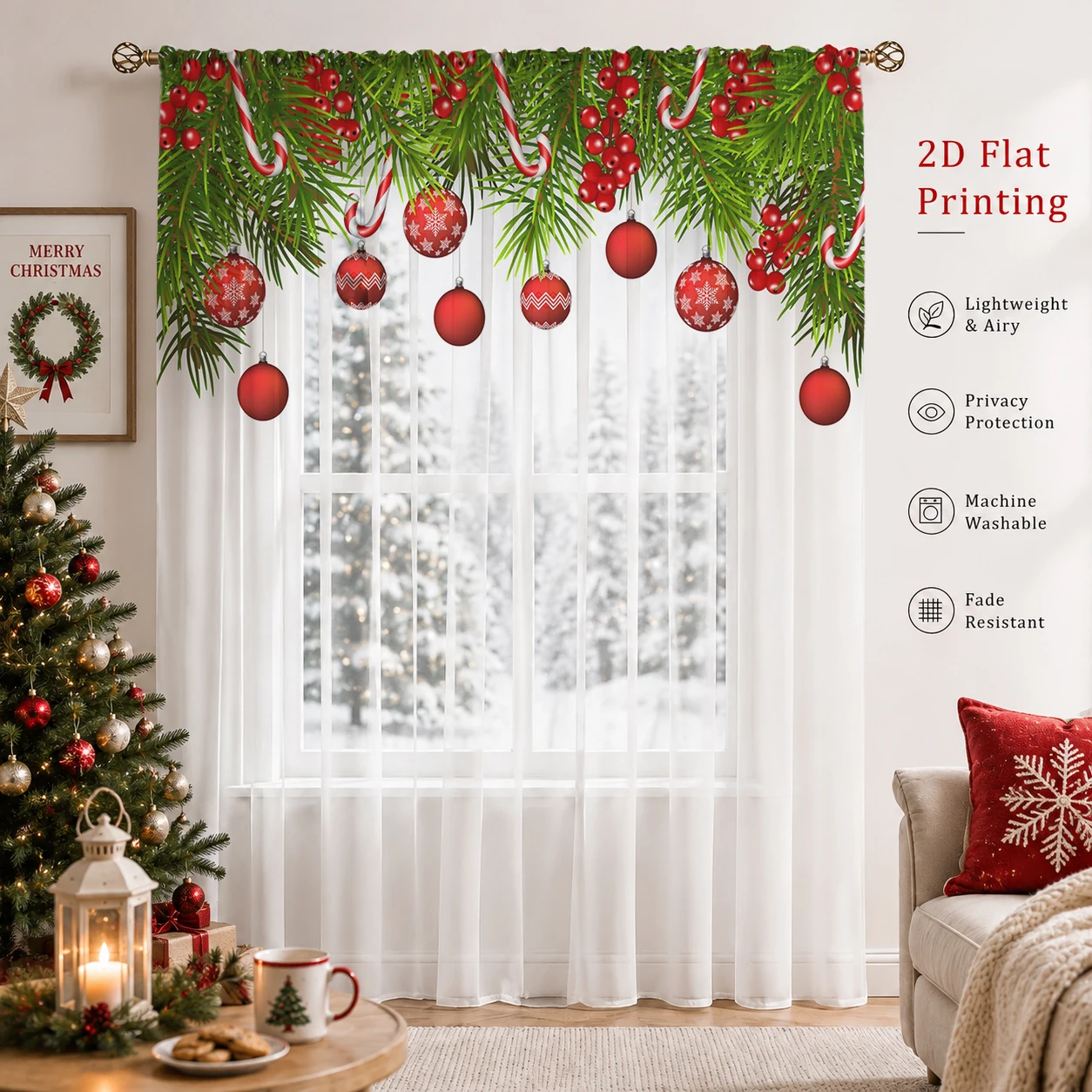 Kerstgradiënt transparant gord - Home Office With Plants recensie en prijs