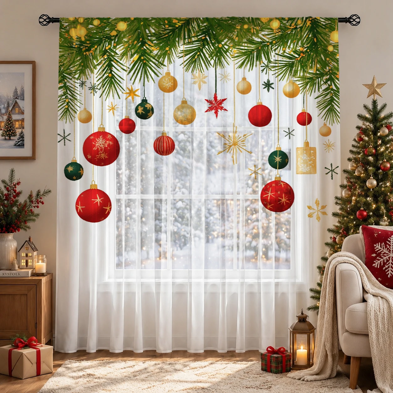 Kerstgradiënt transparant gord - Home Office With Plants recensie en prijs