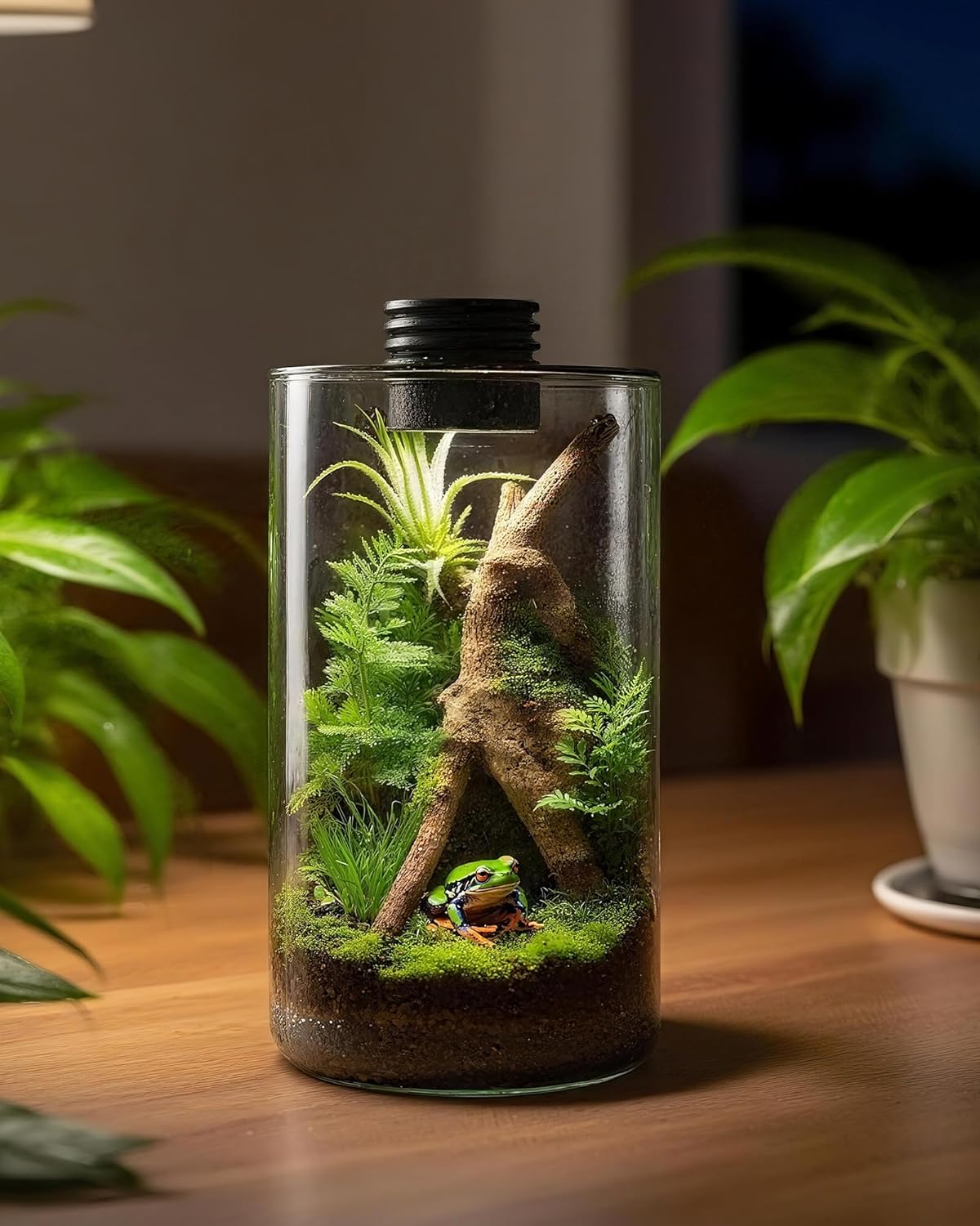 Glazen terrarium voor binnen m - Home Office With Plants recensie en prijs