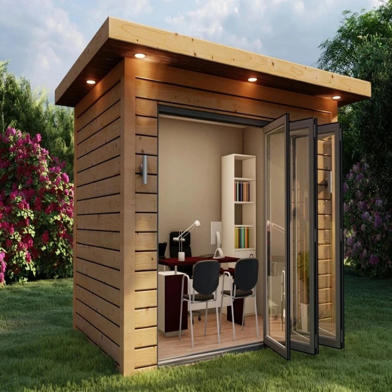 Houten moderne prefab gebouwen - Home Office Shed recensie en prijs